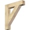 Ekena Millwork Traditional Block Rough Sawn Bracket, Douglas Fir, 6"W x 34"D x 38"H BKT06X34X38TRA05RDF - alternate 1